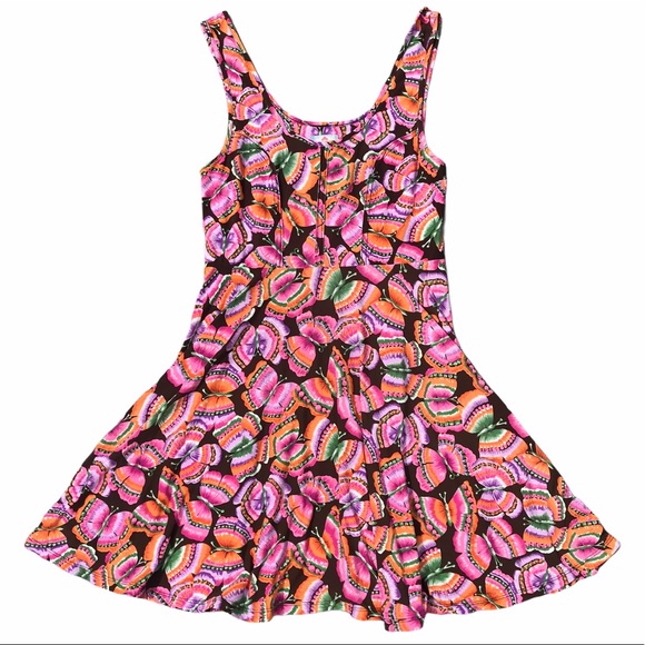 Free People Dresses & Skirts - Free People butterfly spring fit n flare summer skater dress